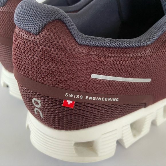 On Running Cloud 5 Men's Shoes  Burgundy Ox Shadow 11.5 - Picture 7 of 16